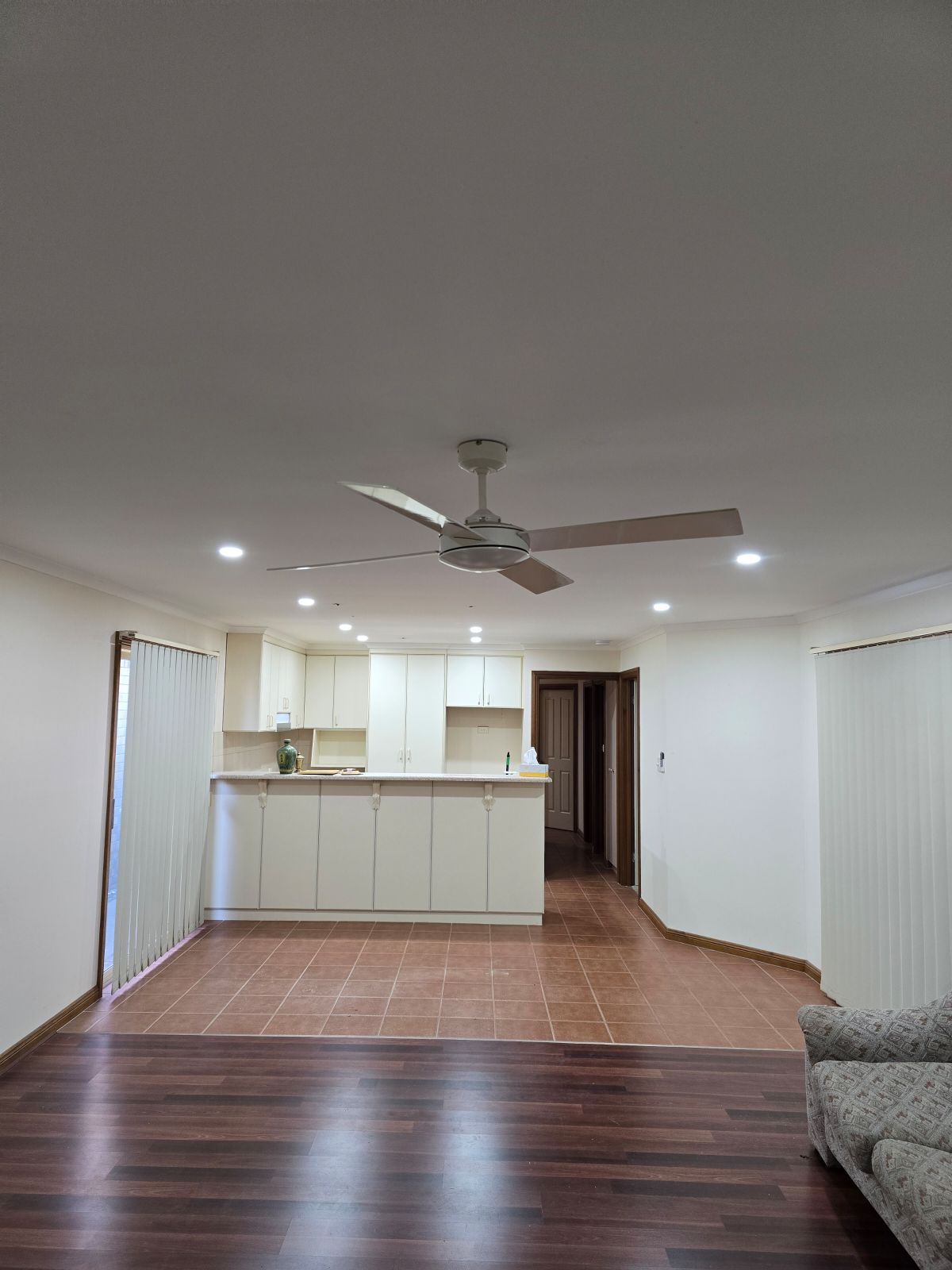 Ceiling fan installation