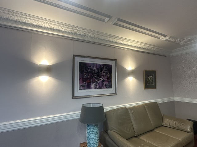 LED lighting install