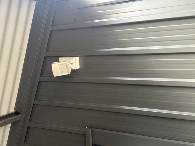 Motion sensor light installation